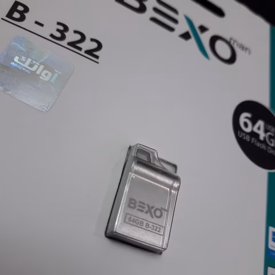 فلش  64 گیگ بکسو مدل 322 استیل با گارانتی تعویض 