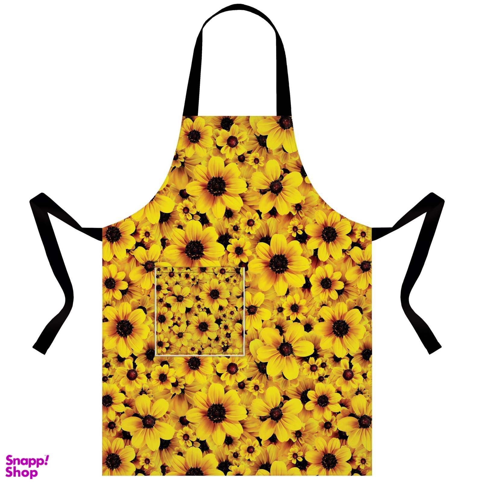 پیشبند آشپزخانه مدل A1-100806 رنگ مشکی سایز 50*70 سانتی‌ متر