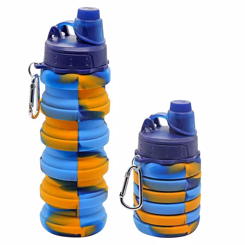 قمقمه سیلیکونی نارنجی