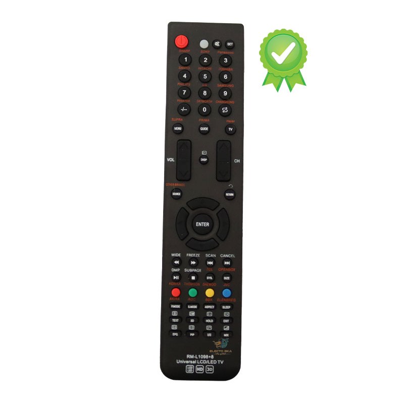 کنترل همه کاره تلویزیون هایسنس RM-L1098-فروش کلی کنترل الکتوبکا 2108