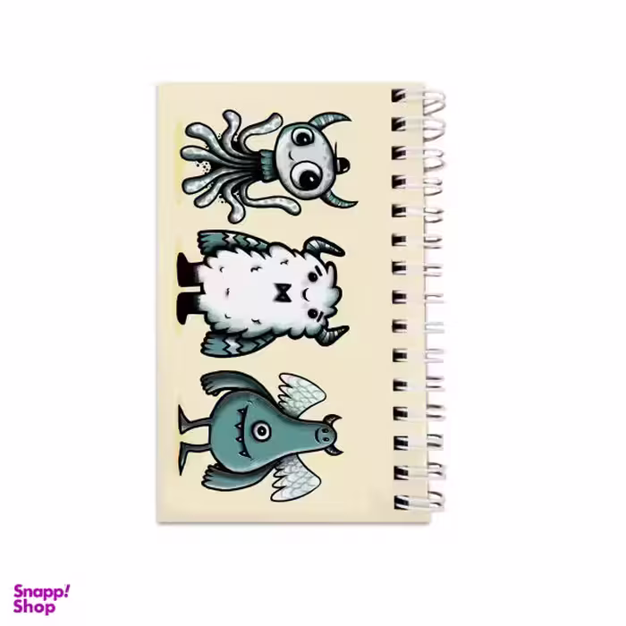 دفترچه یادداشت مدل to do list طرح فانتزی غول و مانستر کد 15831