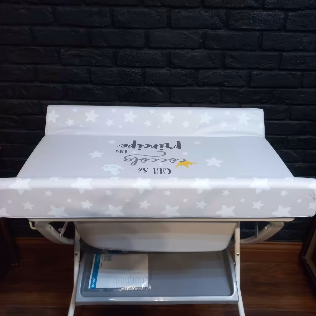 وان حمام نوزادی پایه دار طبقاتی بروی اصل ایتالیا رنگ طوسی   BREVI Lindo pro prince 568/680