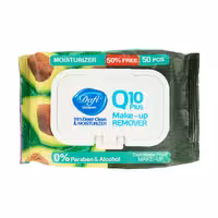 دستمال مرطوب دافی مدل Q10-MOISTURIZER میوه ای بسته 50 عددی