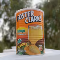 پودر شربت فوری فوستر کلارکس(Foster Clark s)  با طعم انبه خوش طعم و عالی درجه یک