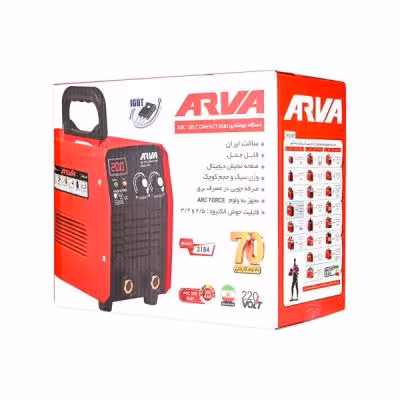 دستگاه جوشکاری اینورتر ARC 200 Compact IGBT مدل 2184 آروا