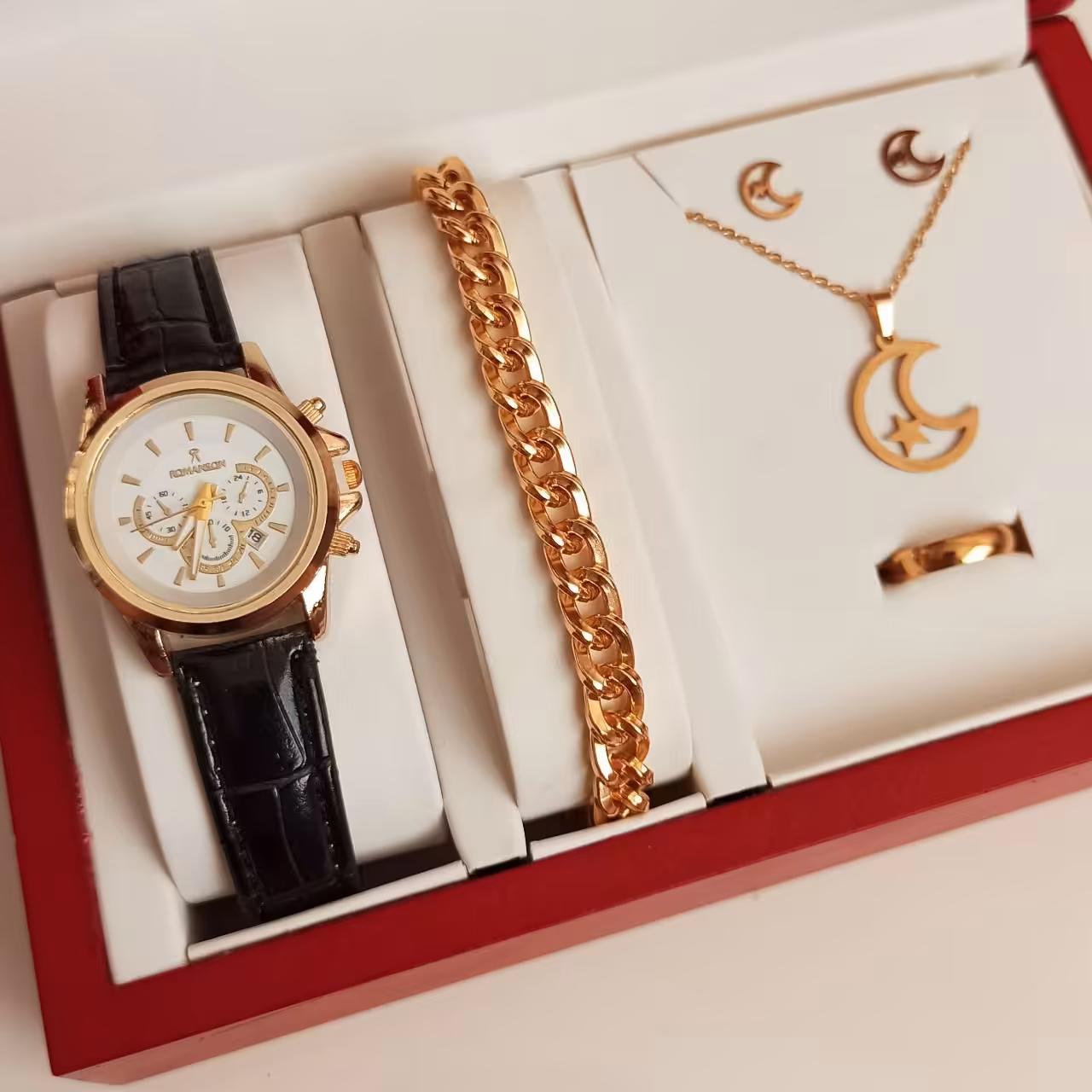 ست ساعت و اکسسوری دخترونه و زنونه شیک و خفن و کیفیت عالی