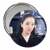 آینه جیبی خندالو مدل جیسو گروه بلک پینک Black Pink کد 16760