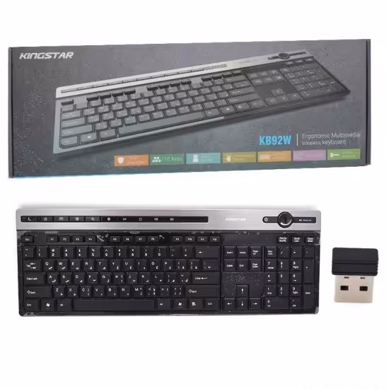 کیبورد بی سیم کینگ استار (KingStar) مدل KB92W



