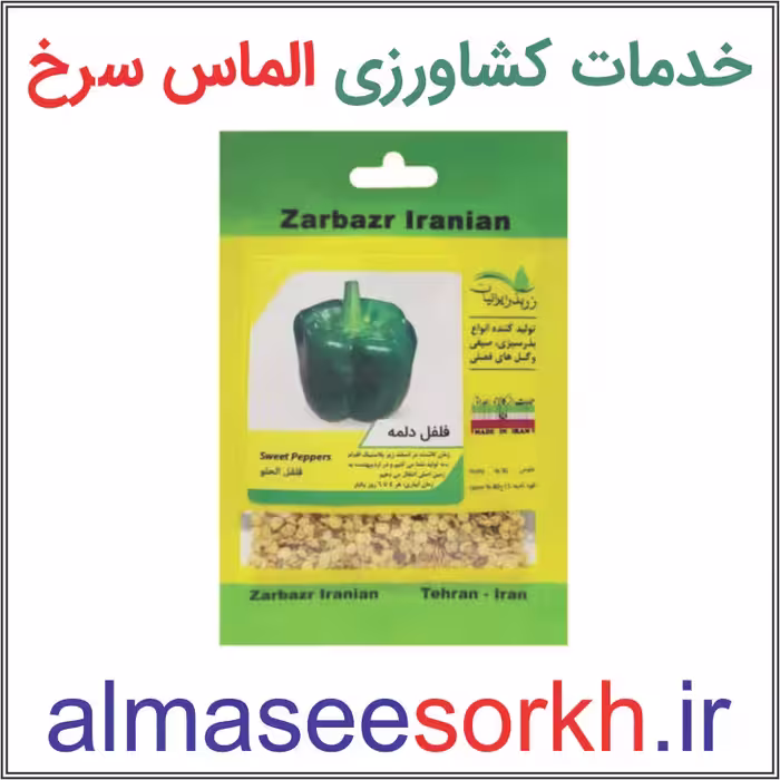 بذر فلفل دلمه زر بذر ایرانیان | گیاه پزشکی الماس سرخ