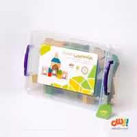 ساختنی 40 قطعه بلوکه های چوبی سطلی بیس بریکس