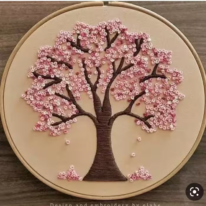 دیوارکوب گلدوزی 