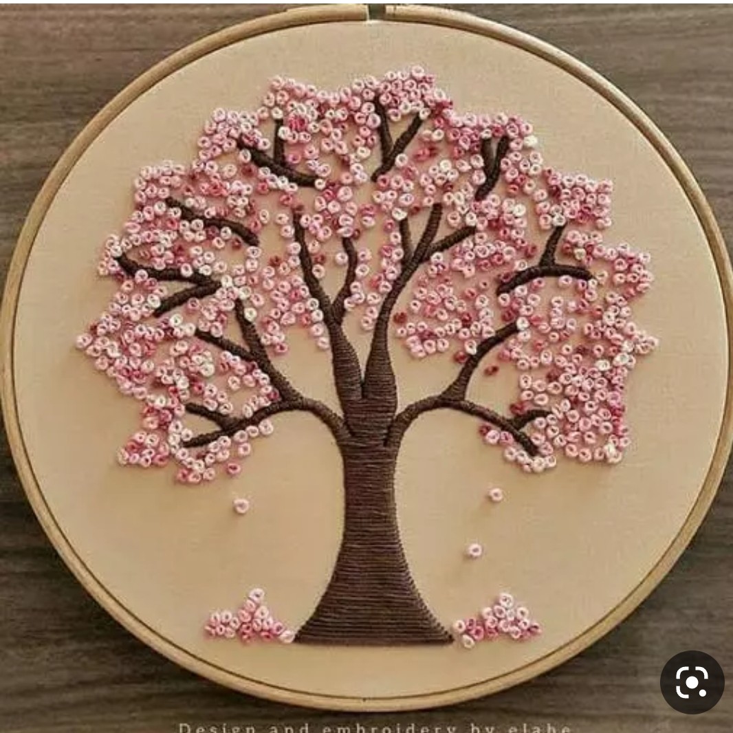دیوارکوب گلدوزی