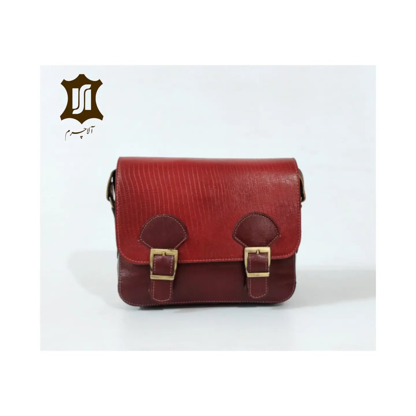کیف دوشی زنانه چرم طبیعی گاوی باکیفیت