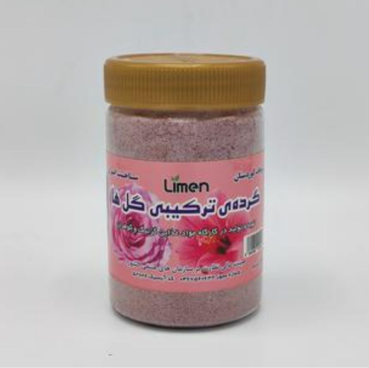 گرده گلهای صورتی برپایه گل محمدی 