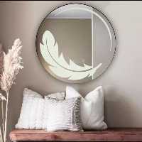 آینه بک لایت سایز شصت سانت کد008