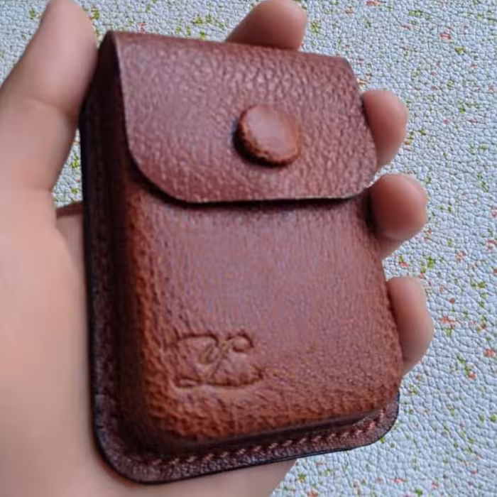 جا کارتی قالبی از چرم طبیعی
