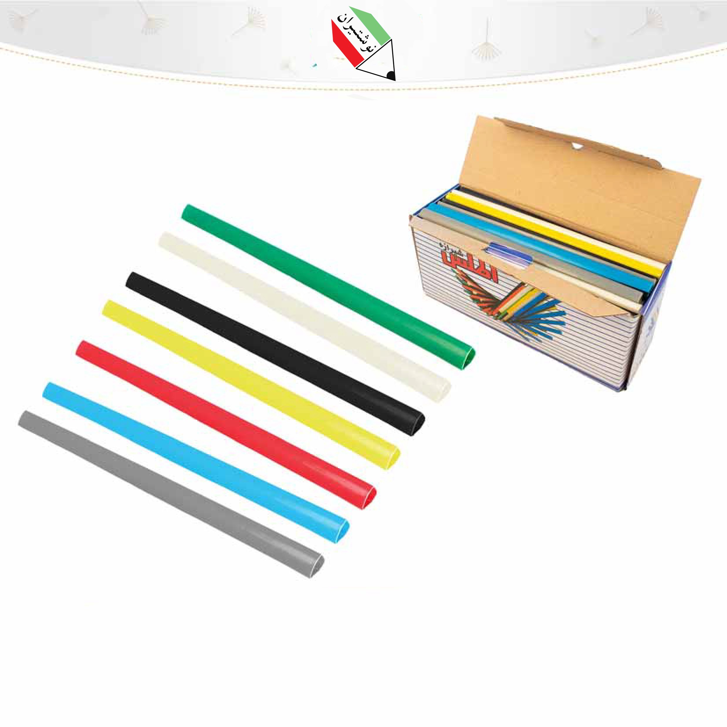 شیرازه رنگی سایز 12 اطلس 4075