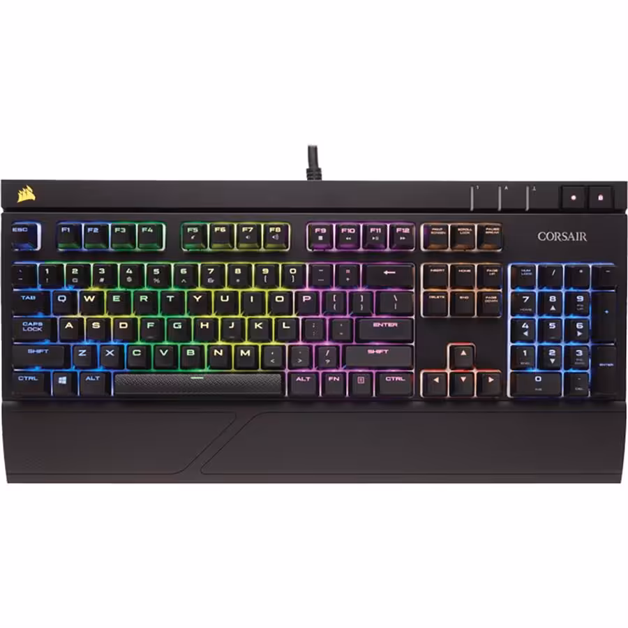 کیبورد با سیم کورسیر مدل STRAFE RGB Mechanical