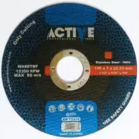 صفحه فرز استیل بر اکتیو مدل 115X1