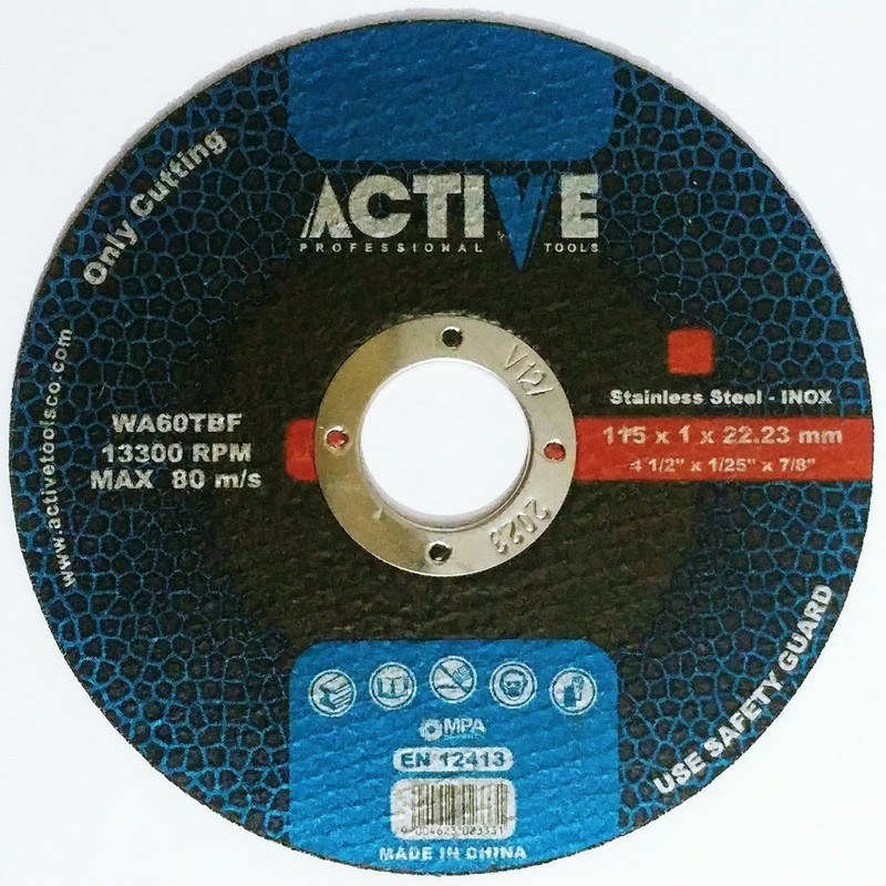 صفحه فرز استیل بر اکتیو مدل 115X1