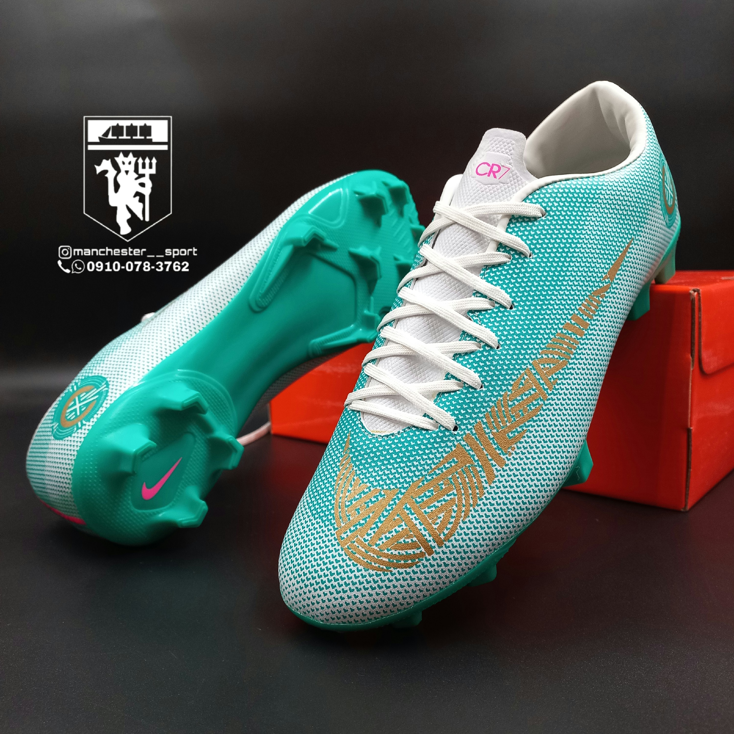 کفش فوتبال نایک مرکوریال CR7 چرمی