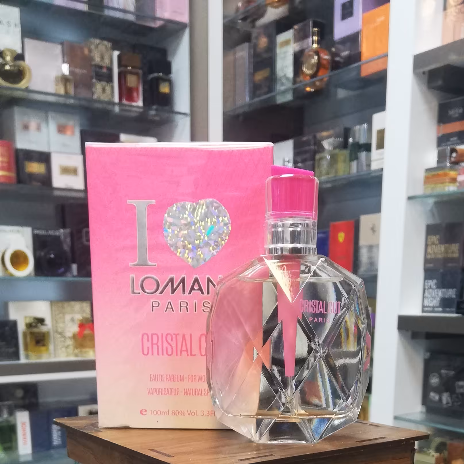 عطر زنانه لومانی Lomani مدل Cristal Cut حجم 100 میلی لیتر

