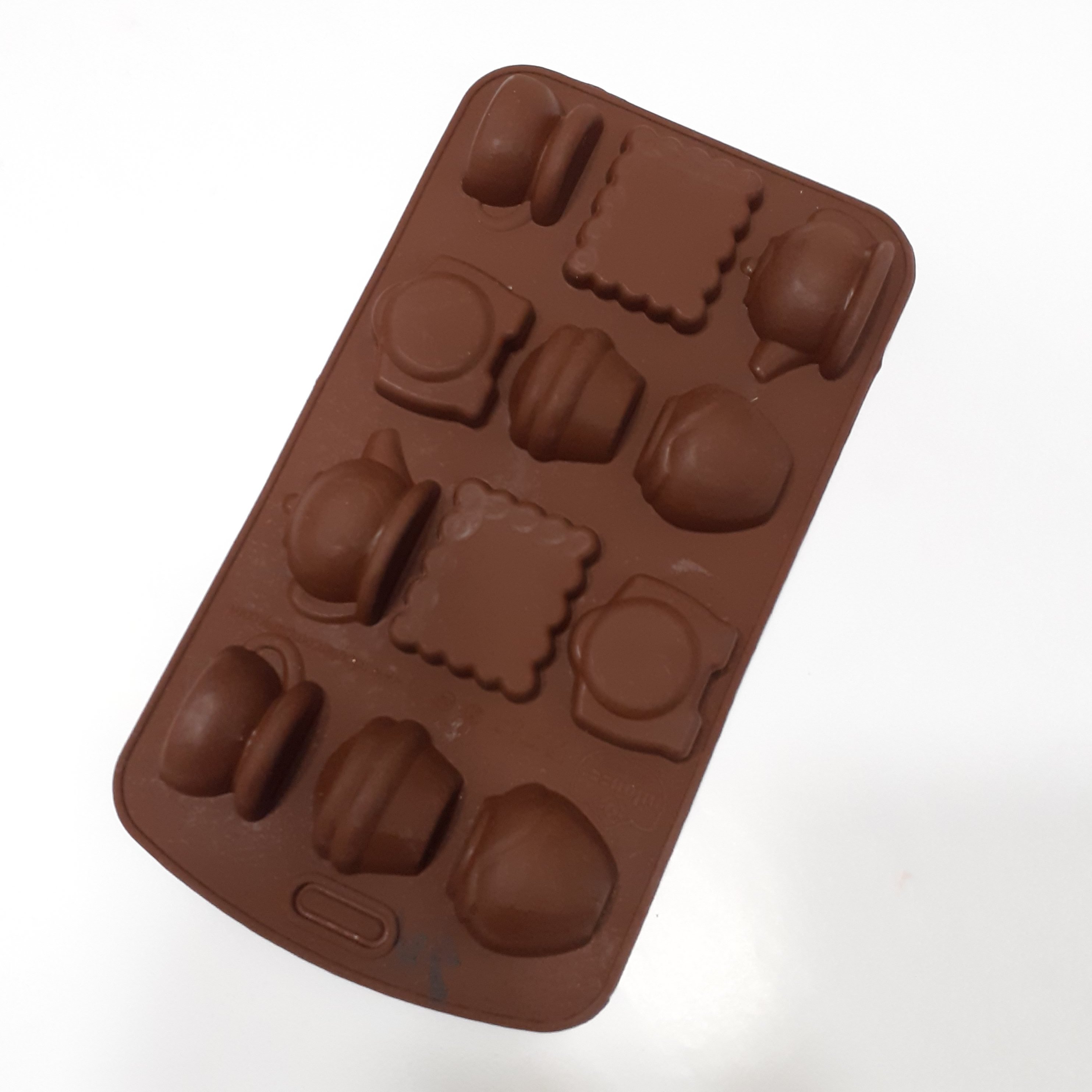 قالب سیلیکونی طرح قوری و فنجان