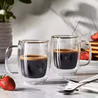 ست دو عددی لیوان دسته دار 134ml اسپرسو زولینگ مدل سورنتو پلاس ZWILLING Sorrento Plus 2 Piece, 134ml Espresso glass set