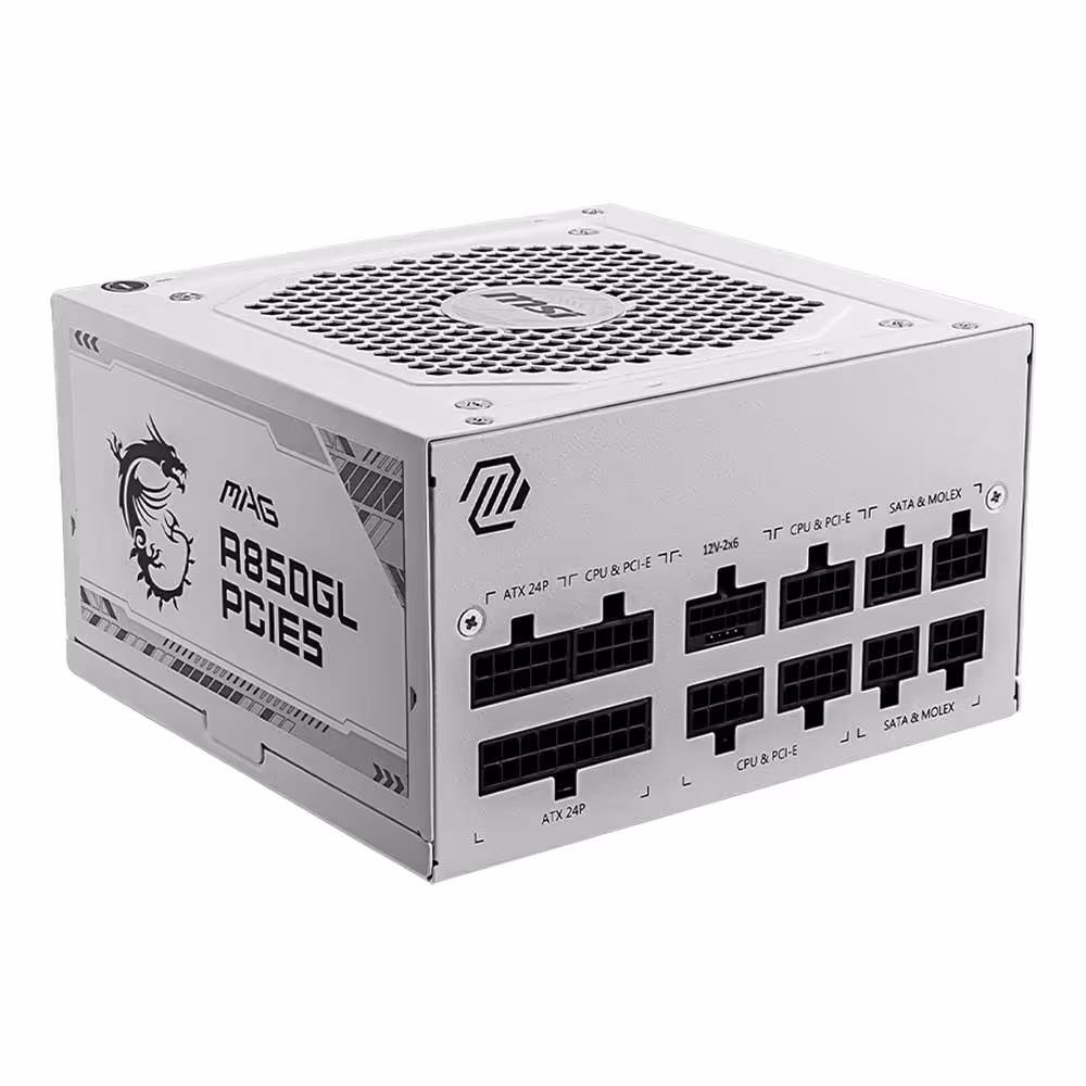 پاور ام اس آی MSI MAG A850GL PCIE5 WHITE