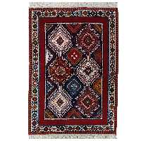 فرش دستبافت یک و نیم متری مدل یلمه کد 317