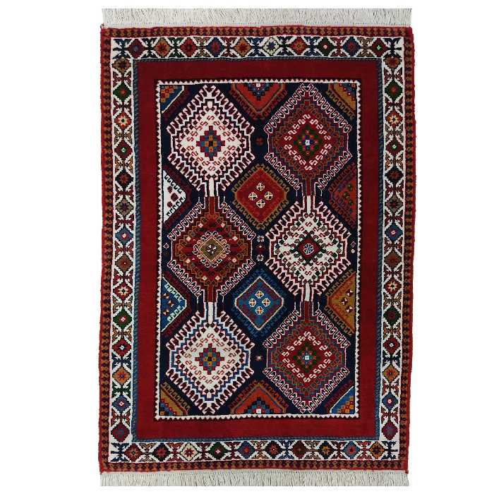 فرش دستبافت یک و نیم متری مدل یلمه کد 317