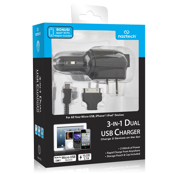 N321USB-3IN1-charger micro