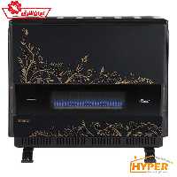 بخاری گازی ایران شرق FR170-GT فروزان طرح گلبرگ طلایی