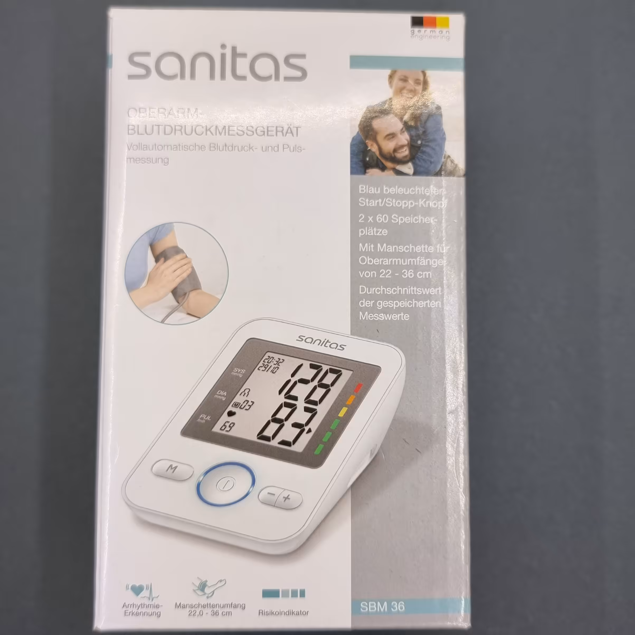 دستگاه فشار سنج بازویی برند آلمانی سانیتاس( SANITAS) مدل SBM 36