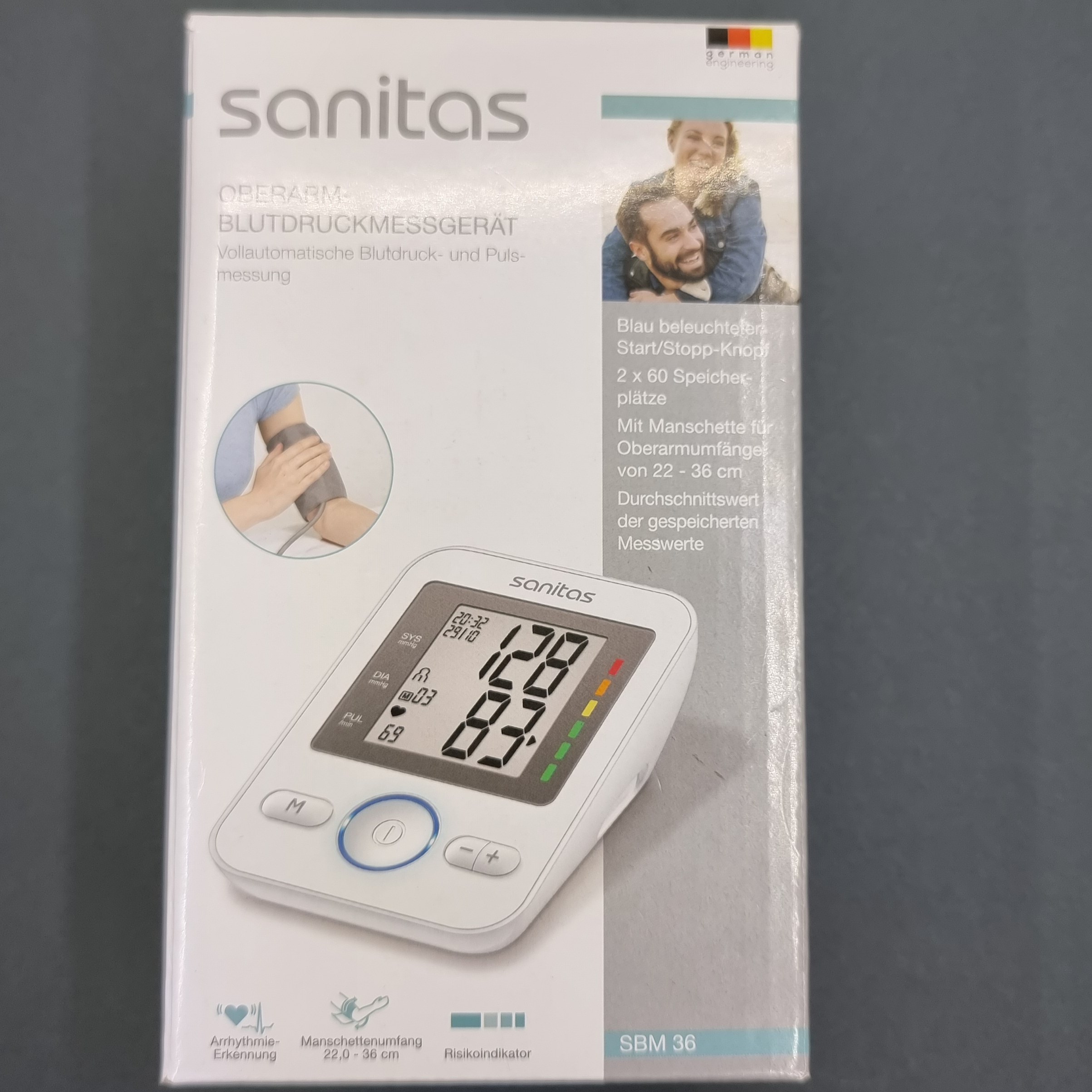 دستگاه فشار سنج بازویی برند آلمانی سانیتاس( SANITAS) مدل SBM 36