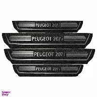 برچسب پارکابی خودرو مهدیار طرح چرم کد PKA1002 مناسب برای پژو 207 بسته 4 عددی