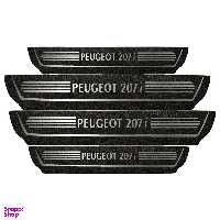 برچسب پارکابی خودرو مهدیار طرح چرم کد PKA1002 مناسب برای پژو 207 بسته 4 عددی