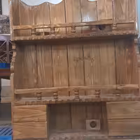 جا ادویه سنتی چوبی شلف  چوب روس تحویل در باربری مقصد 