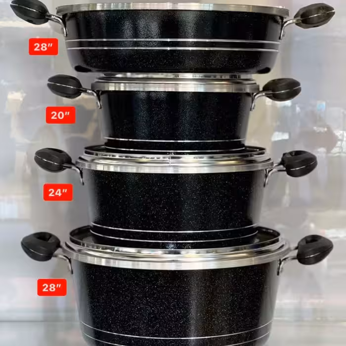 ✅سرویس 7پارچه
 ✅طرح چدن بلکر زنبوری   
✅جنس عالی ومقاوم
💲💲💲