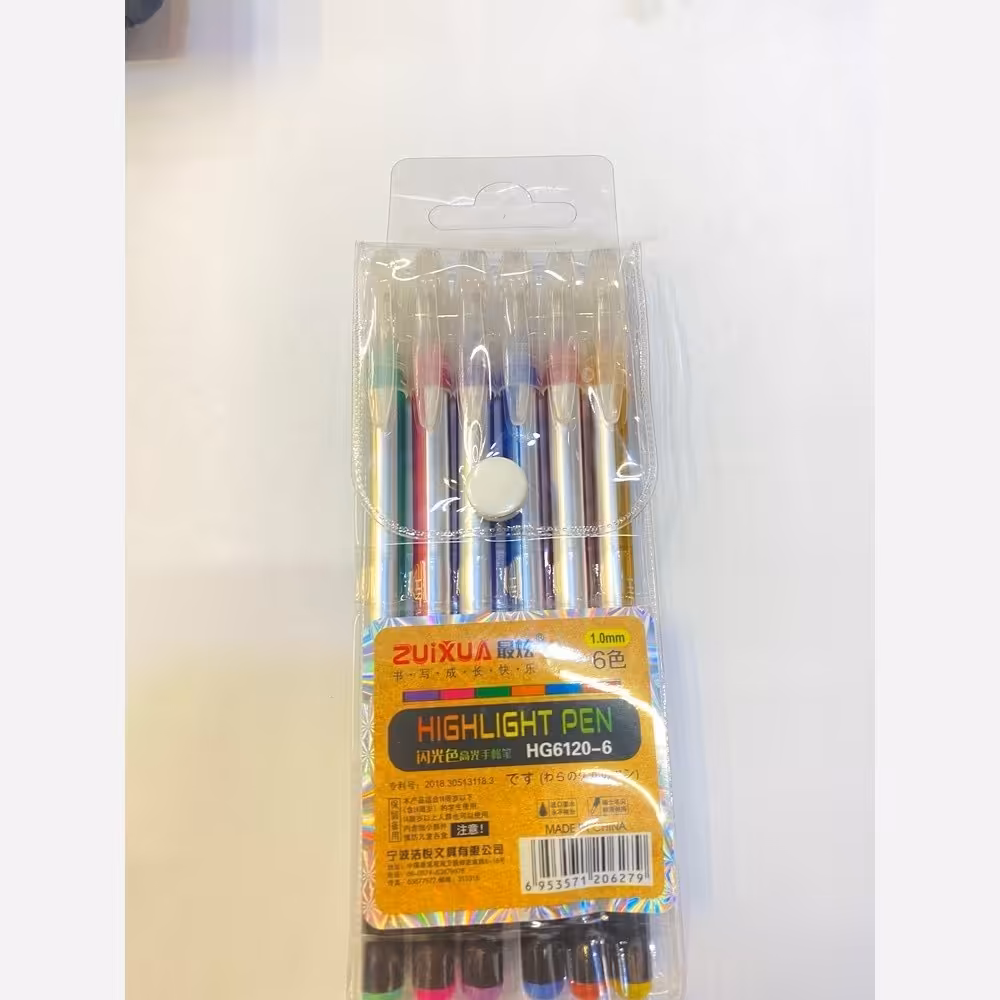 خودکار اکلیلی 6 رنگ  خودکار رنگی