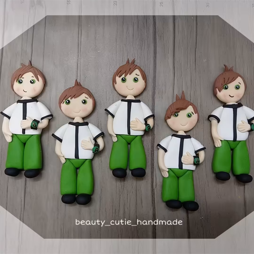 تاپر بن تن فوندانتی ویژه تزئین کیک و دسر  و کاپ کیک .ارتفاع 10سانت 