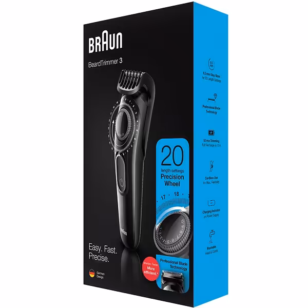 ماشین اصلاح براون Braun مدل BT3222 اصل | 20 نمره متغیر برای اصلاح