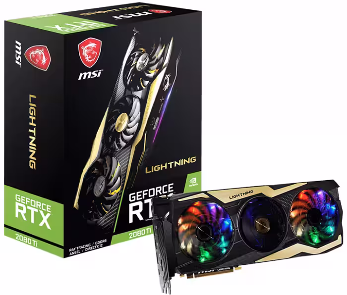 کارت گرافیک ام اس آی مدل GeForce RTX 2080 Ti LIGHTNING Z با حافظه 11 گیگابایت