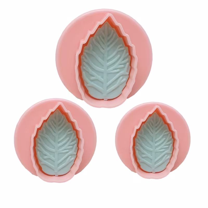 کاتر شیرینی اوستایل مدل Leaf-02 مجموعه 3 عددی