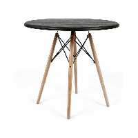 میز چهار نفره گرد ایفلی استیل هامون مدل TI 4-80