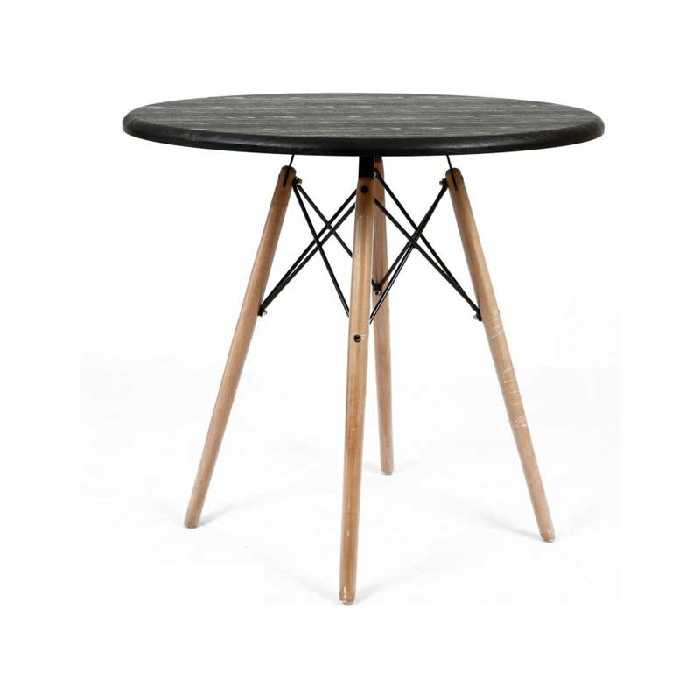 میز چهار نفره گرد ایفلی استیل هامون مدل TI 4-80