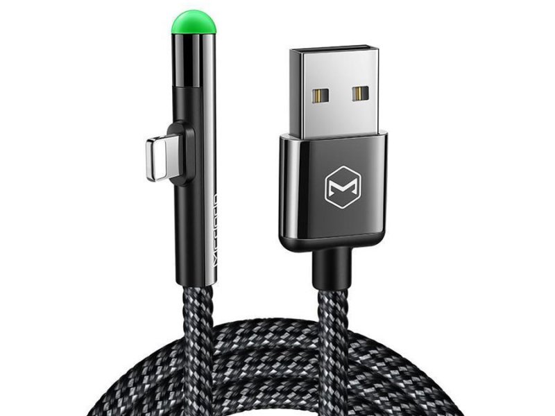 کابل شارژ و انتقال داده لایتنینگ مک دودو Mcdodo Lightning 90 Degree Cable 1.2m CA-627