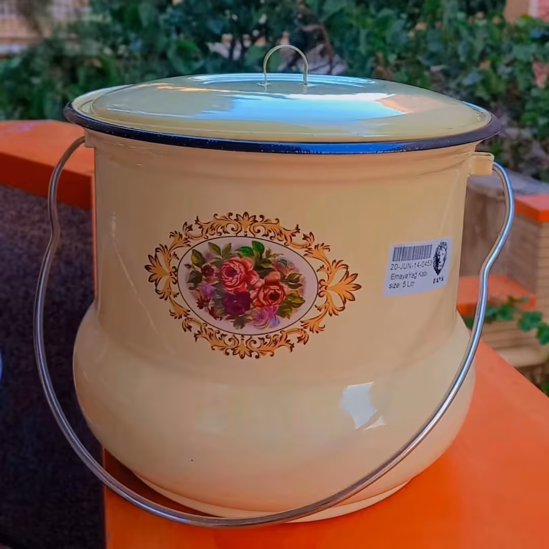 دبه روغن لعابی _  5 لیتری_  نوستالوژی  _ بدون سرب 