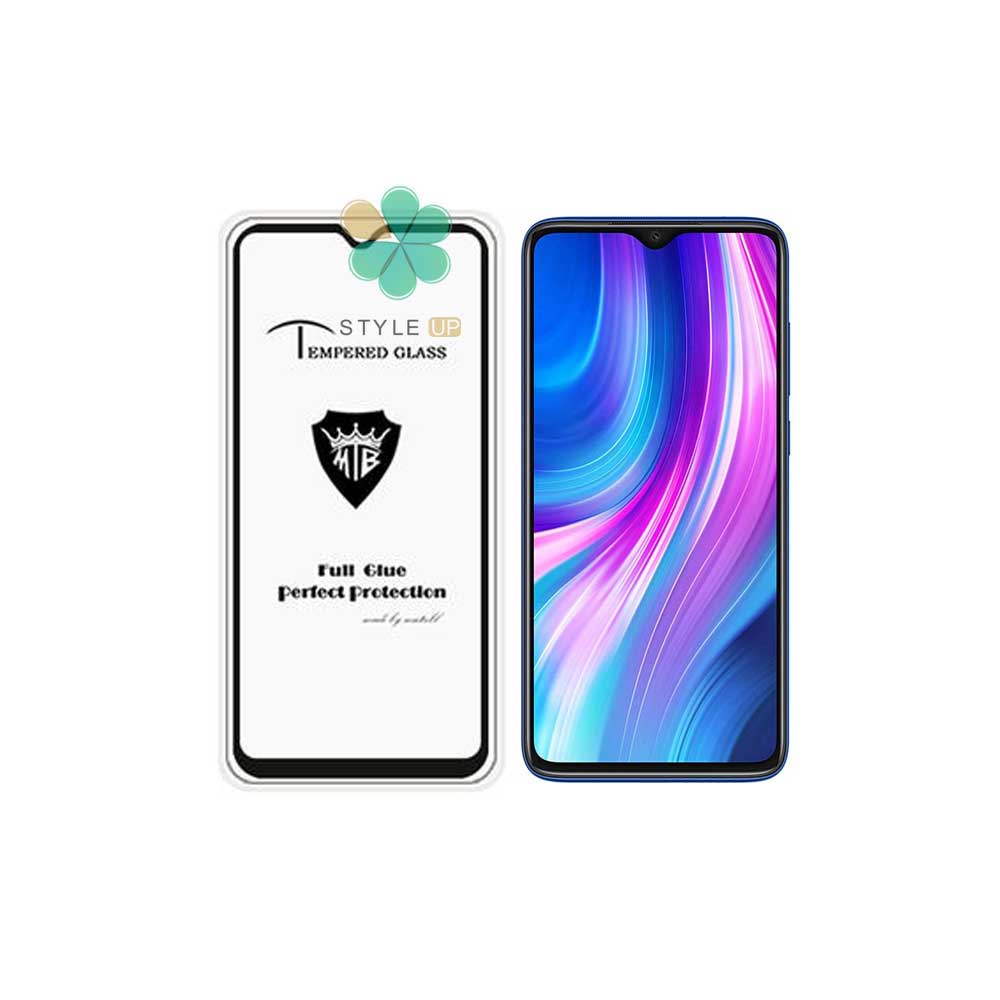 گلس میتوبل گوشی شیائومی Xiaomi Redmi Note 8 Pro مدل تمام صفحه