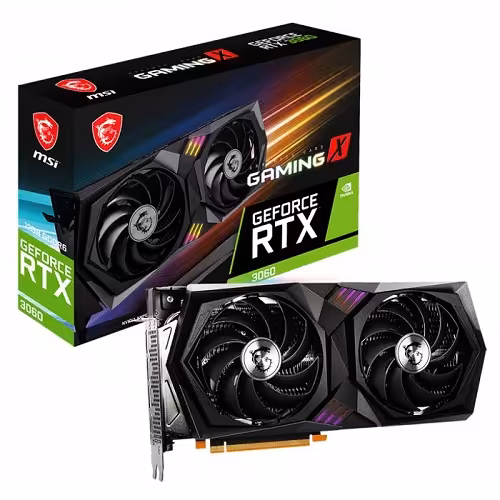 کارت گرافیک ام اس آی GeForce RTX 3060 GAMING X